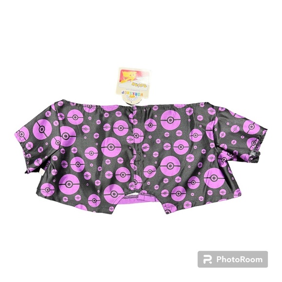 GENGAR Build-A-Bear Pokémon Coat Jacket Cape NEW - Picture 2 of 4